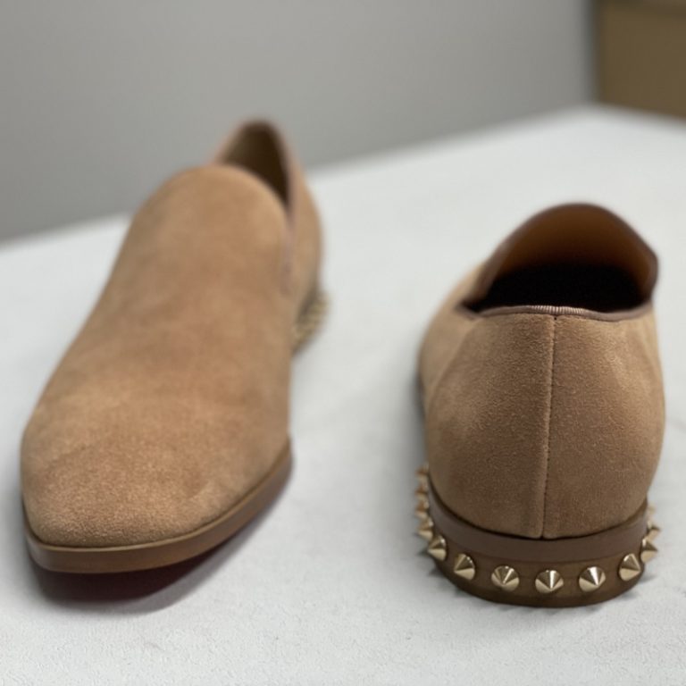 Christian Louboutin top quality brown suede boats loafer3