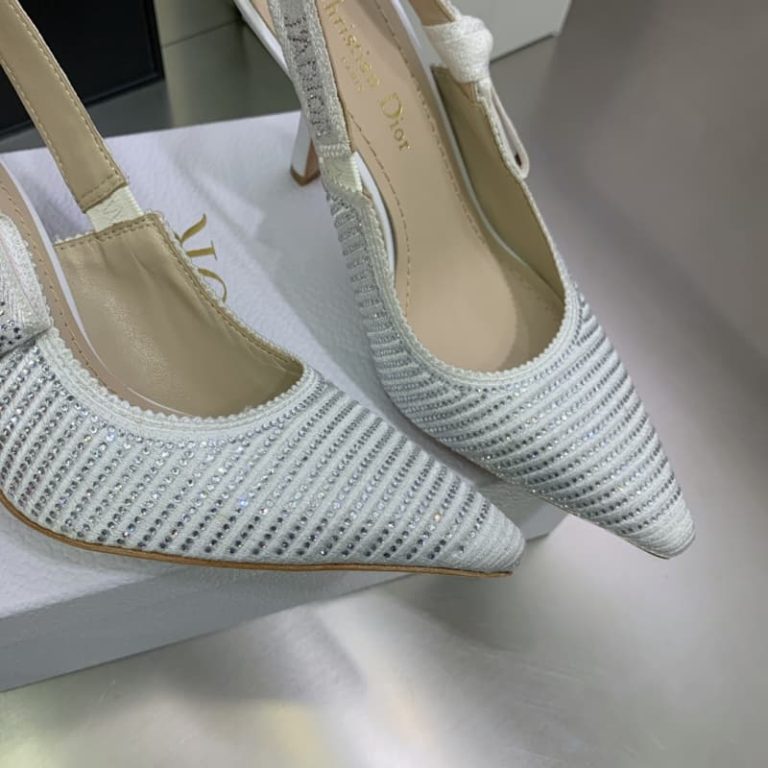 Dior Top quality women braiding High heels slippers SH013 5