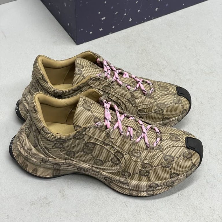 GUCCI Top Quality Breathable lace up running shoes sneakers-1