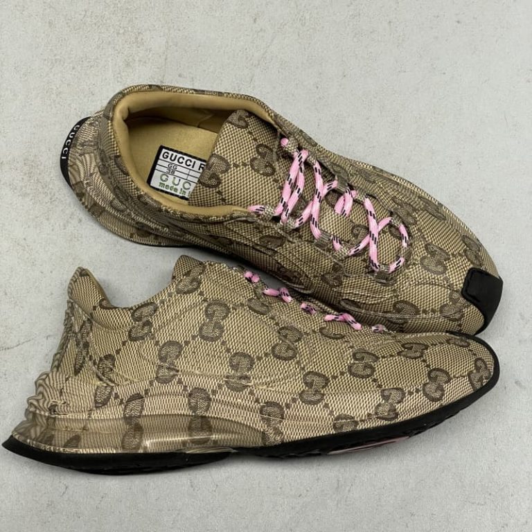 GUCCI Top Quality Breathable lace up running shoes sneakers-2