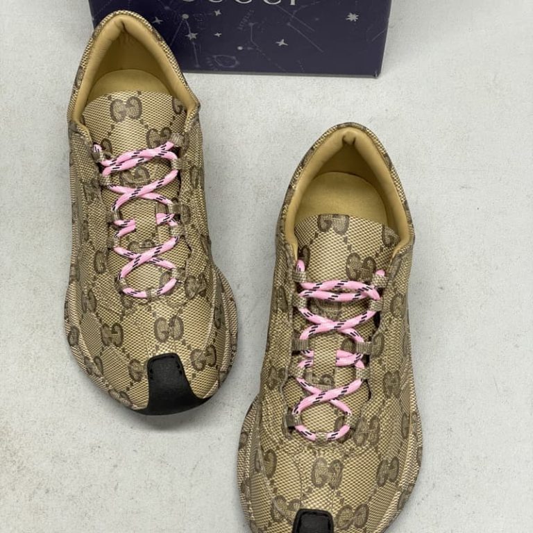 GUCCI Top Quality Breathable lace up running shoes sneakers-3