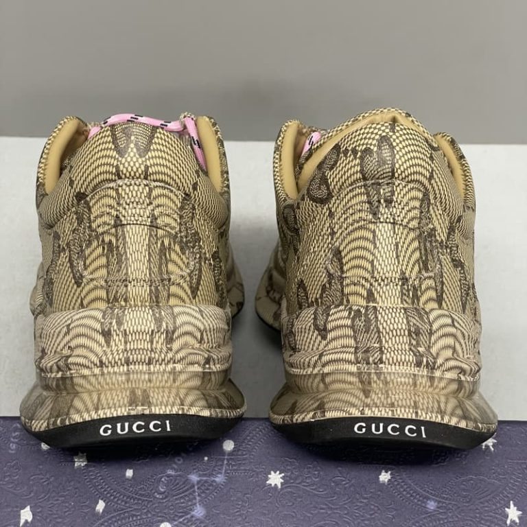 GUCCI Top Quality Breathable lace up running shoes sneakers-5