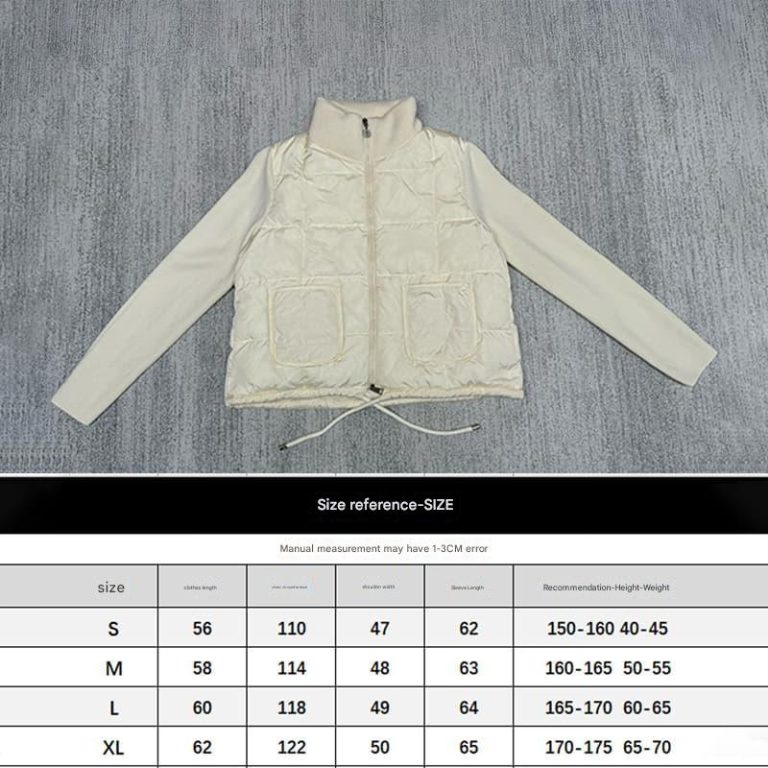 MONCLER Best Quality Wool knit patchwork down jacket-8