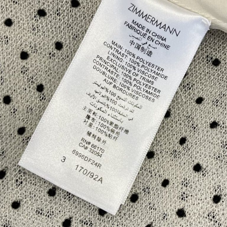 Zimmermann High Quality beige black polka dots sleeveless sling flocking lace patchwork tulle mesh midi dress 100%polyester100%viscose lining-5
