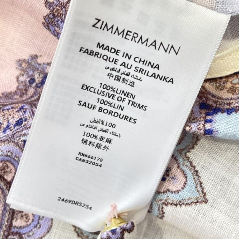 Zimmermann High Quality purple violet paisley print long sleeve pleat mini dress 100%Linen-6