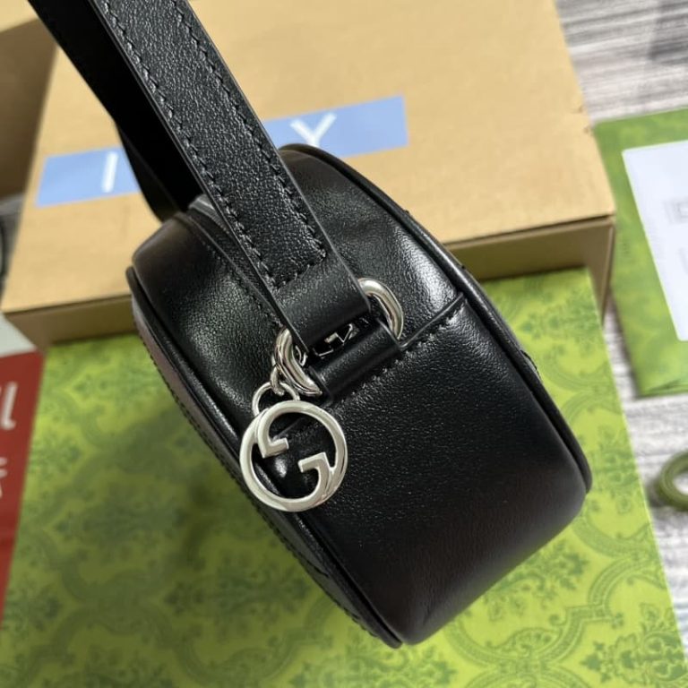 GUCCI best quality mini women shoulder bag Interlocking double G logo design-8