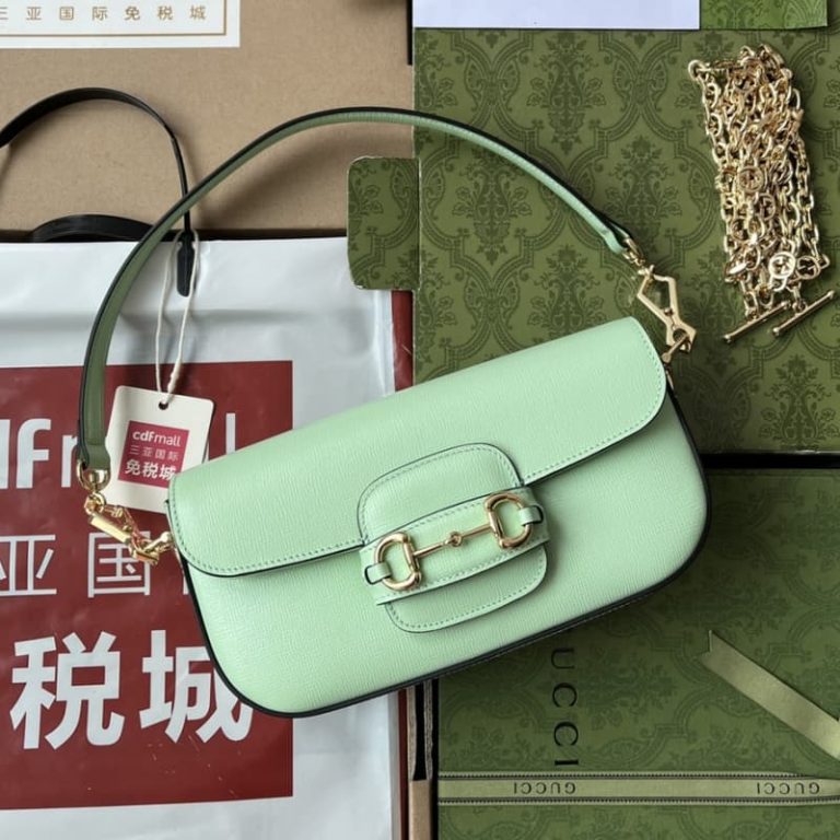 GUCCI best quality mini women shoulder bag Tote bag Flap design Front with signature embellishment-7