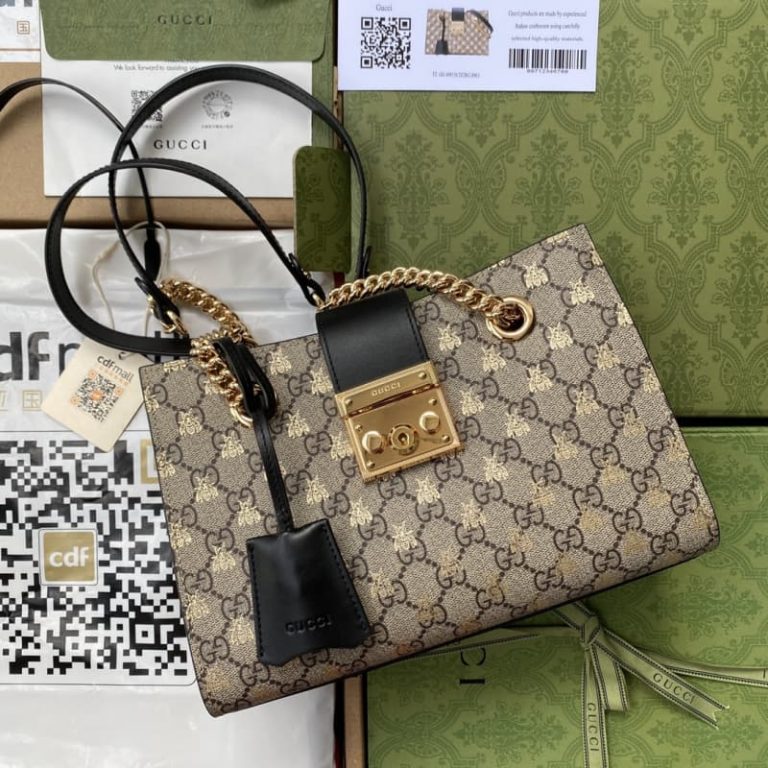 GUCCI best quality mini women shoulder bag Tote bag with signature embellishment on front-1