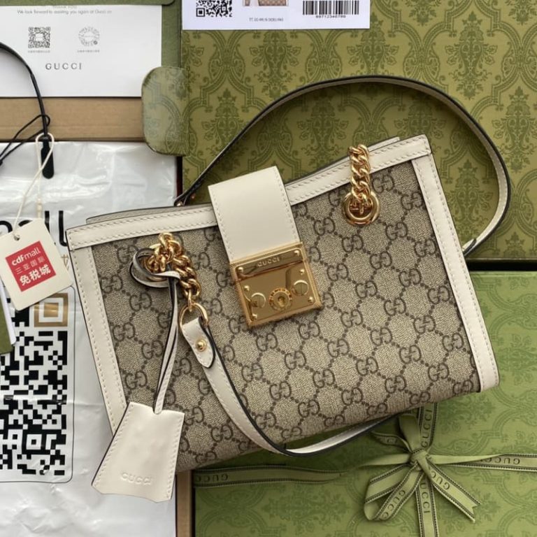 GUCCI best quality mini women shoulder bag Tote bag with signature embellishment on front-3