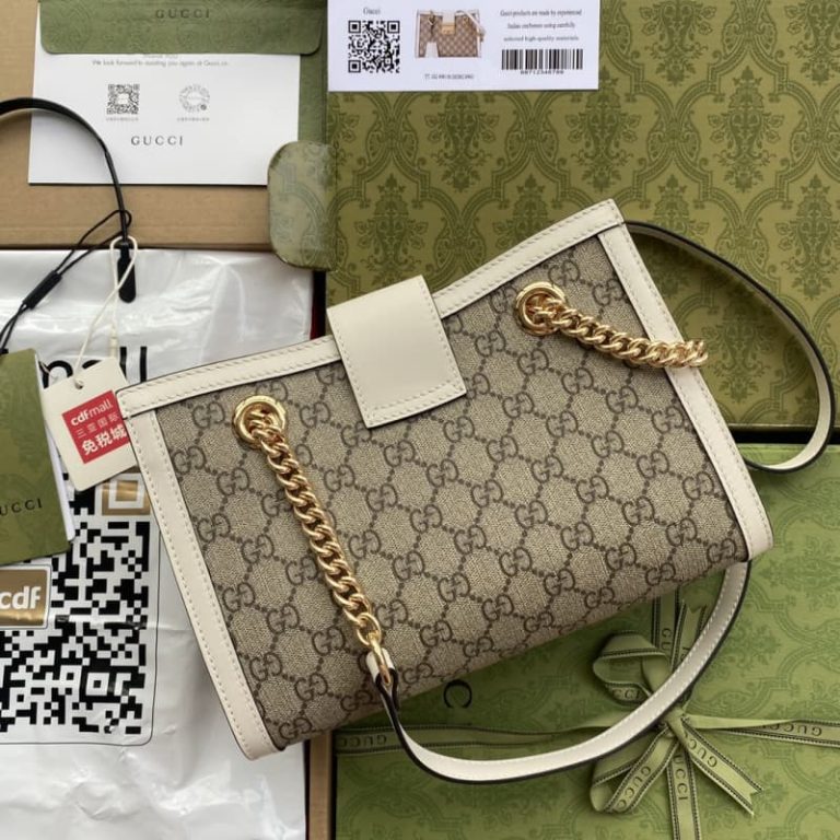 GUCCI best quality mini women shoulder bag Tote bag with signature embellishment on front-4