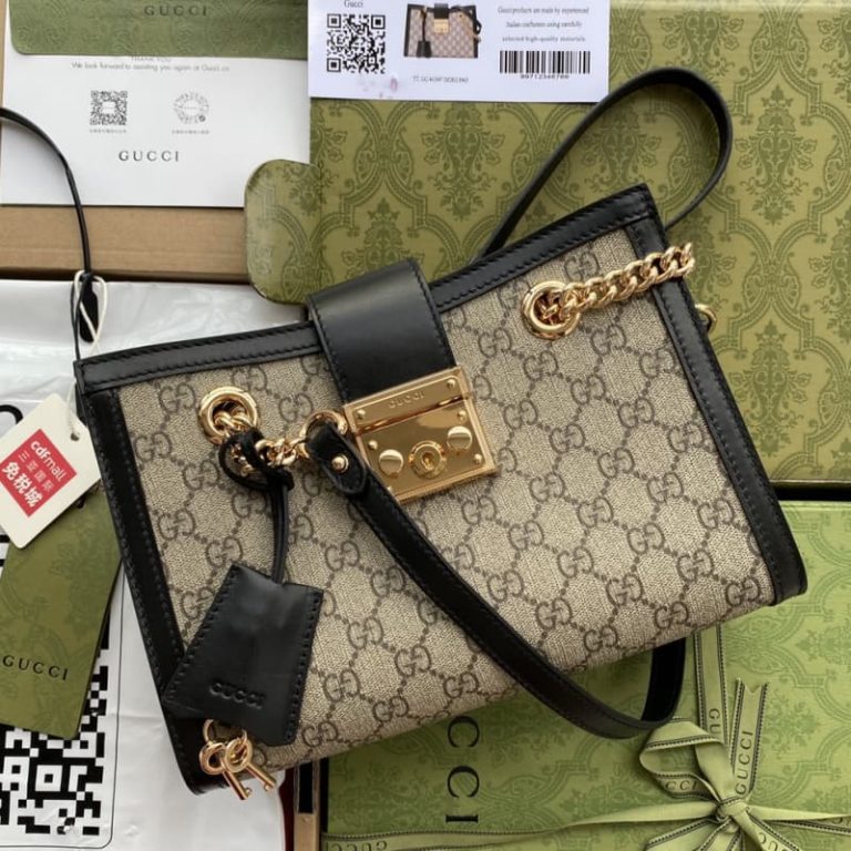 GUCCI best quality mini women shoulder bag Tote bag with signature embellishment on front-5
