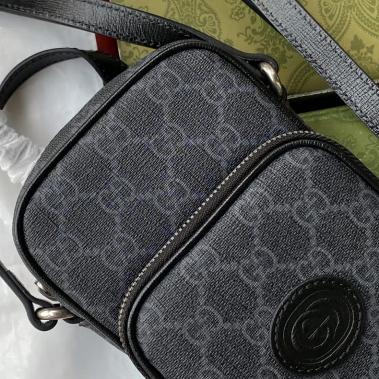 GUCCI best quality women mini handbags men fanny packs Front decorated with gold tone accessories-6