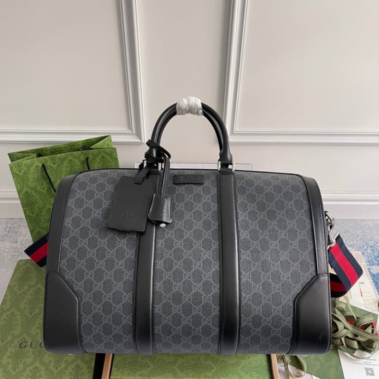 GUCCI high quality men handbag large capacity travel bag surface letter embroidery-1
