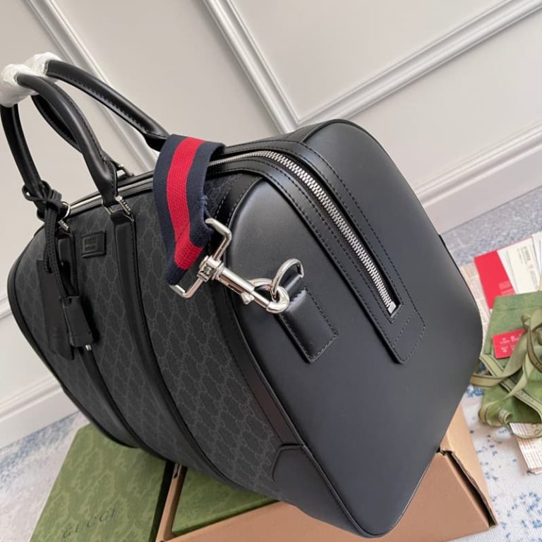 GUCCI high quality men handbag large capacity travel bag surface letter embroidery-2