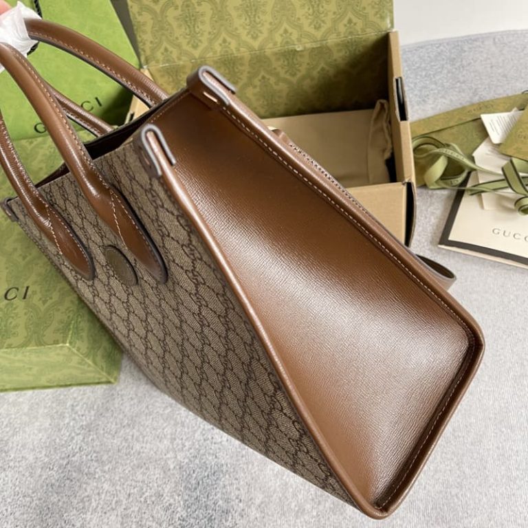 GUCCI high quality women shoulder bag men handbag large capacity surface letter embroidery-3