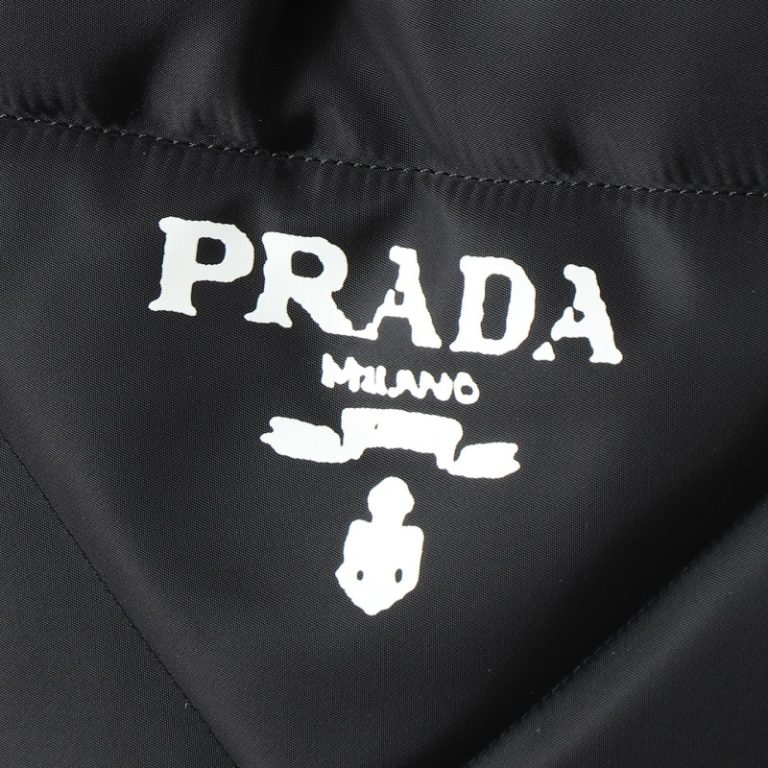 Prada Enameled Metal Triangle Tote-2