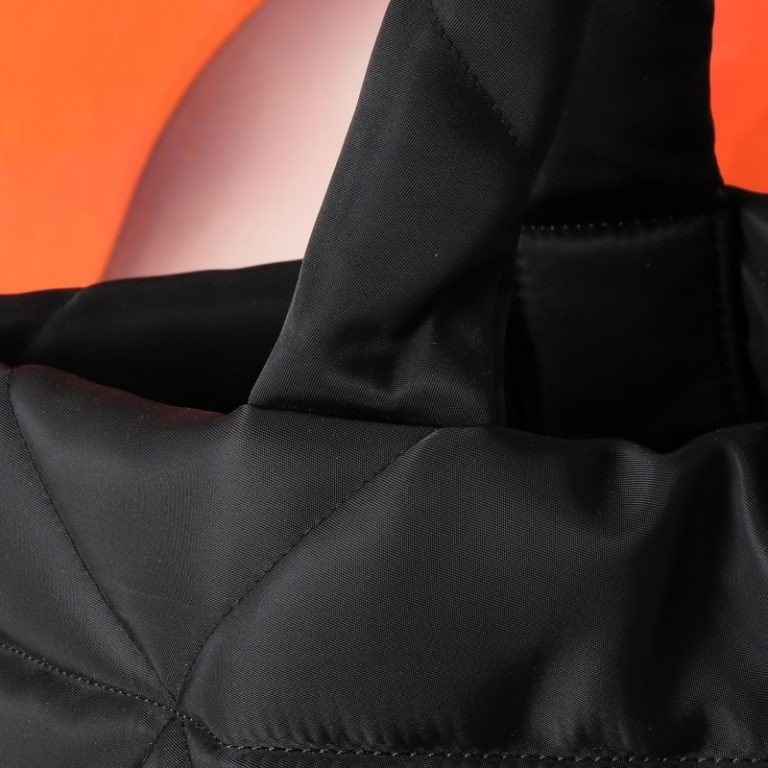 Prada Enameled Metal Triangle Tote-3