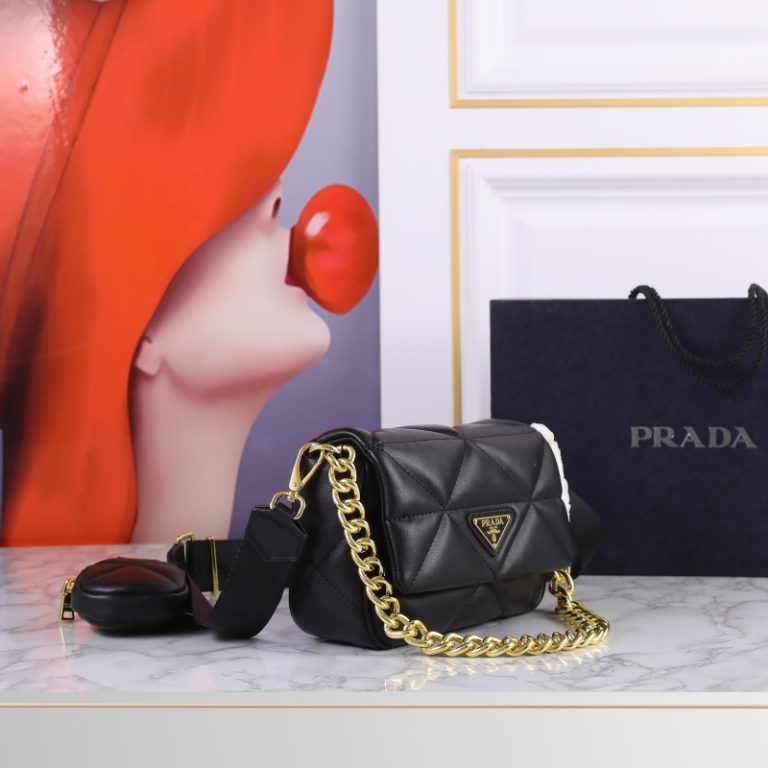 Prada System Patchwork Shoulder Bag-3