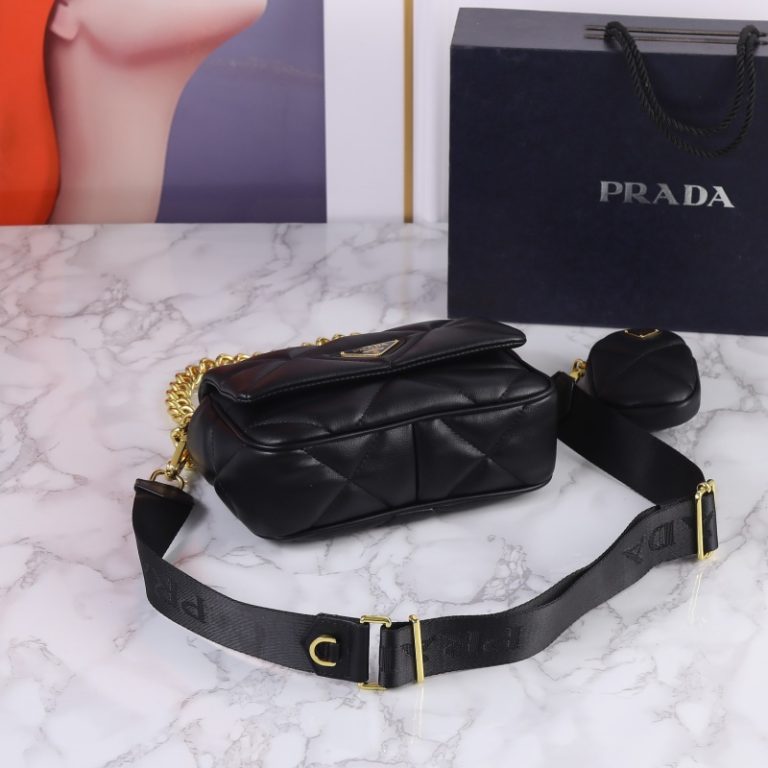 Prada System Patchwork Shoulder Bag-4