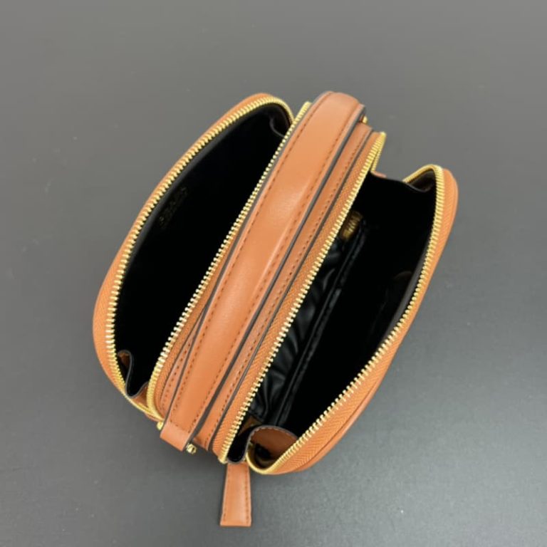 High quality Mini handbag Square design with double zippered bag opening-9