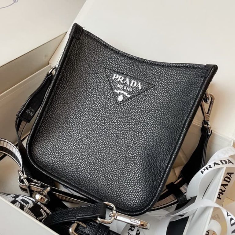High quality Prada thick shoulder strap crossbody tote bag Men crossbody bag Women shoulder bag Front iconic logo pattern-5