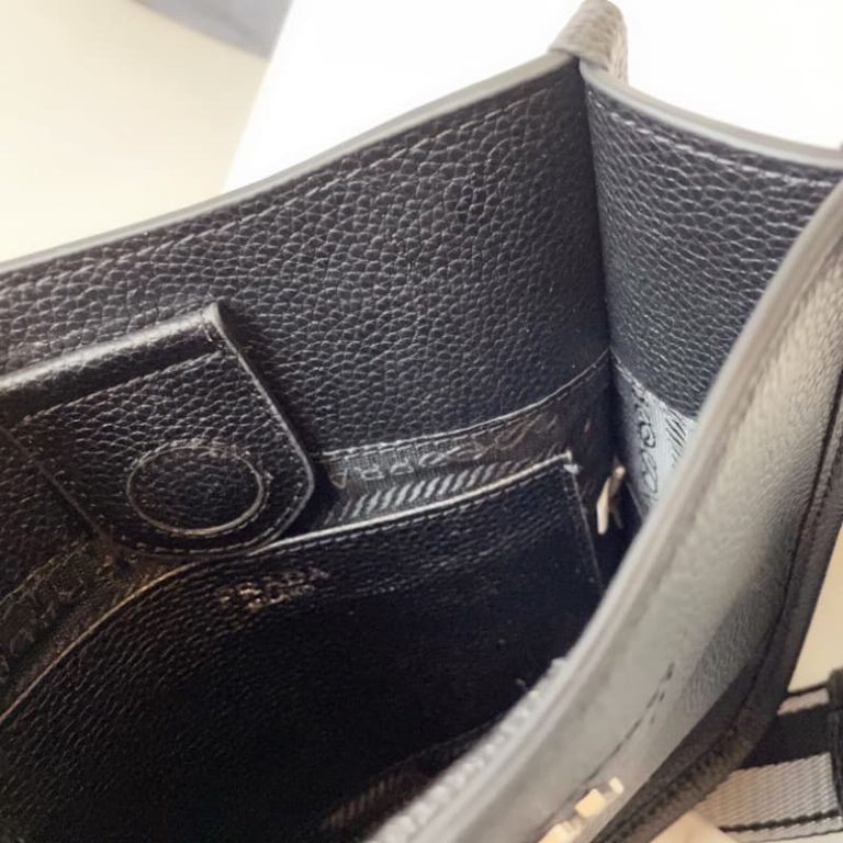 High quality Prada thick shoulder strap crossbody tote bag Men crossbody bag Women shoulder bag Front iconic logo pattern-8