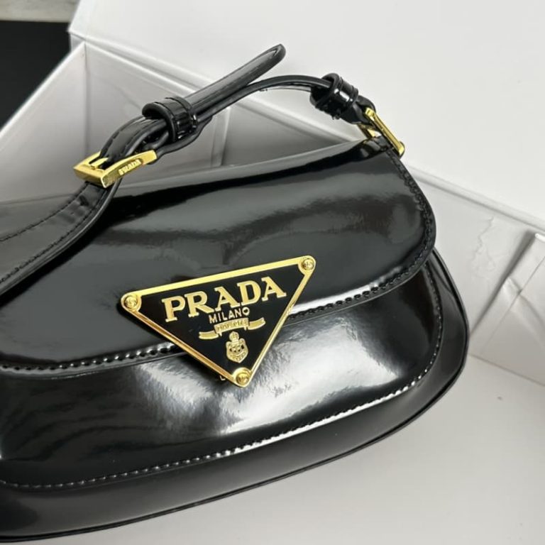 High-quality Prada women shoulder bag handbag front iconic logo pattern-5
