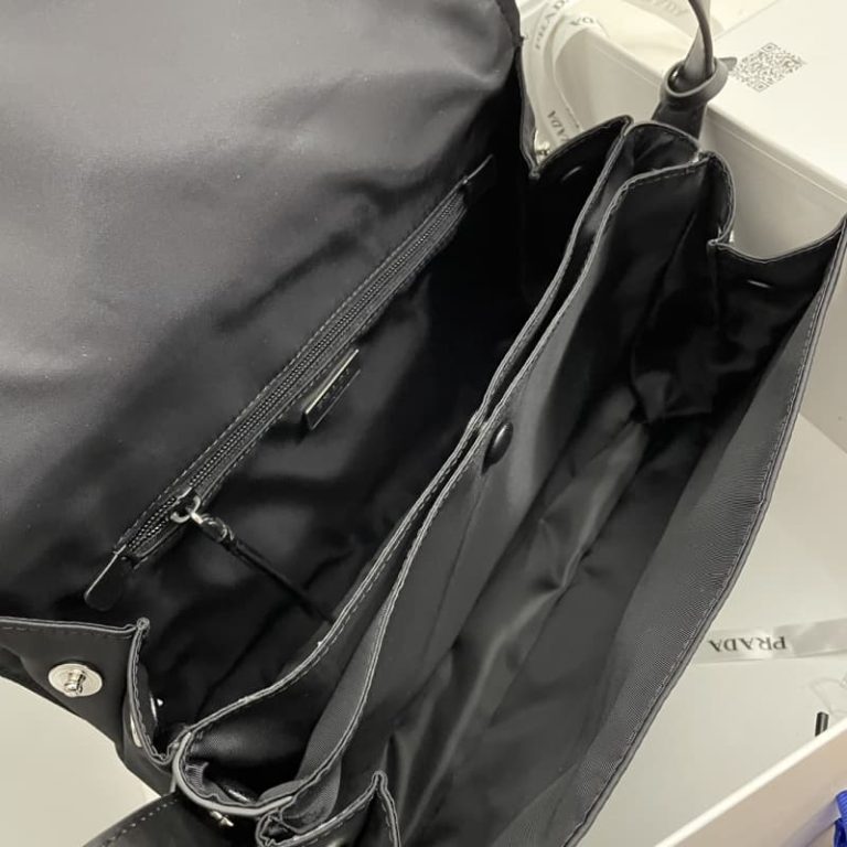 High quality unisex style shoulder bag messenger bag front metal accessories decoration-6