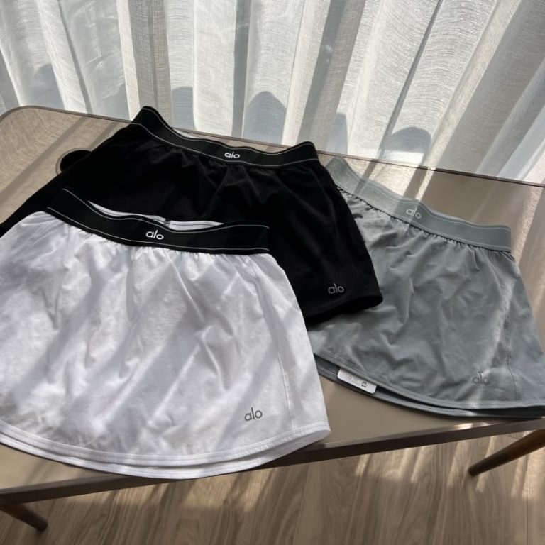 ALO Ribbon Tennis Skirt New Summer and Autumn Style Carefully Selected Fashion Icon in Yoga World Summer Sweet Girl Feeling-1