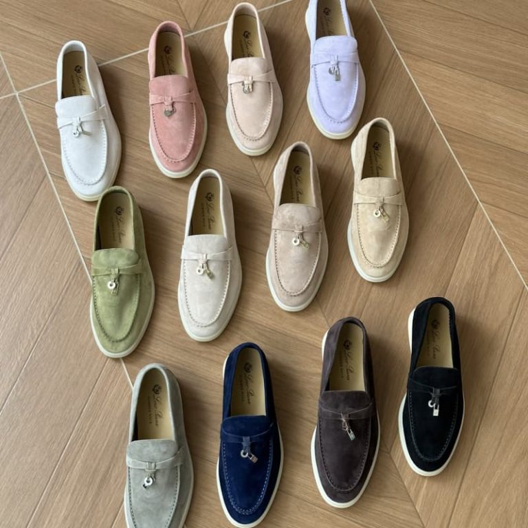 Loro Piana Summer Walk loafers Suede casual shoes Upper imported sheep suede-1
