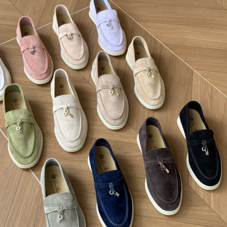 Loro Piana Summer Walk loafers Suede casual shoes Upper imported sheep suede-3
