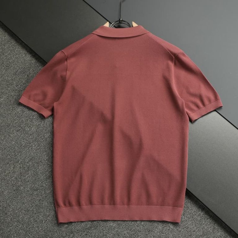 Loro Piana new men knitted polo short sleeves exquisite craftsmanship low key luxury highlighting its high end and comfort -7