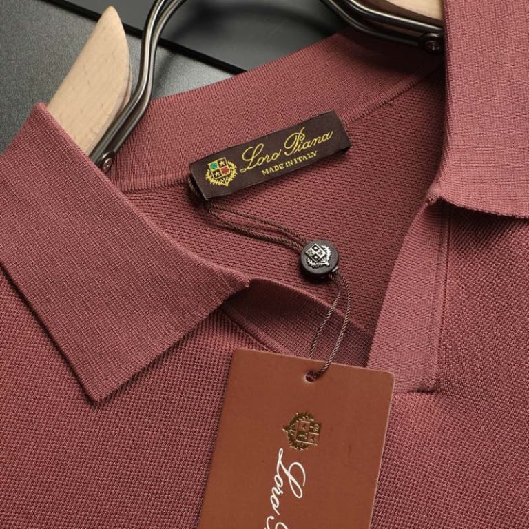 Loro Piana new men knitted polo short sleeves exquisite craftsmanship low key luxury highlighting its high end and comfort -8