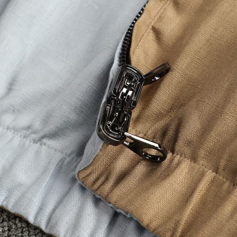 Popular 100% French Rain Dew Linen Fabric Double-sided Jacket Jacket Coffee Gray Green 48-56-6